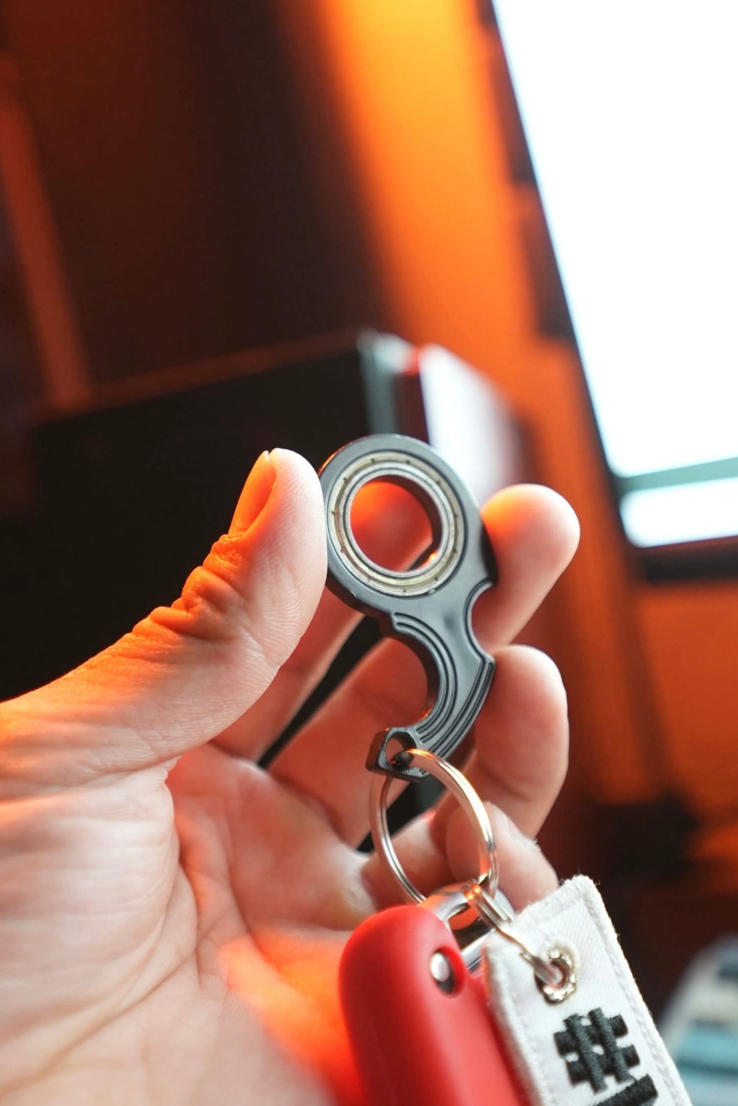 KeySpinner white